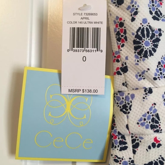 CeCe by Cynthia Steffe Eastyn Mosaic Dress XS 0 - Picture 7 of 7